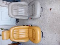 rénovation sièges cuir de jaguar x300 1996