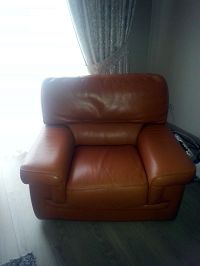 rénovation de mes canapés en cuir marron