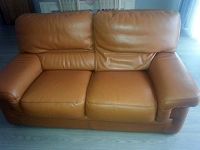 rénovation de mes canapés en cuir marron