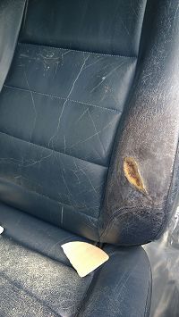 restauration cuir siege auto honda civic