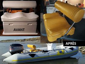 peinture sellerie bateau