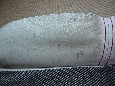 advice for damaged leather area 205 roland garros