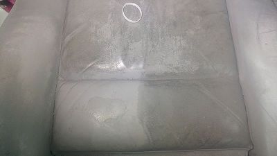 seat already re-dyed, how to remove the shade?