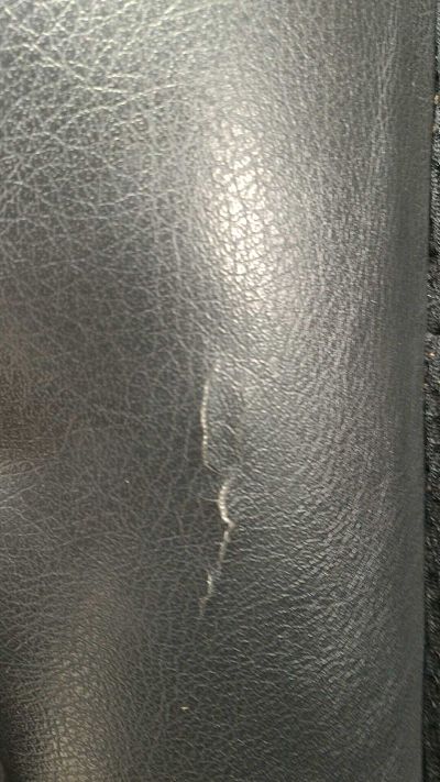 cracks in my car seat