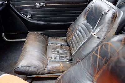 renovation of old car seats very damaged