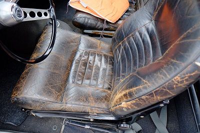 renovation of old car seats very damaged