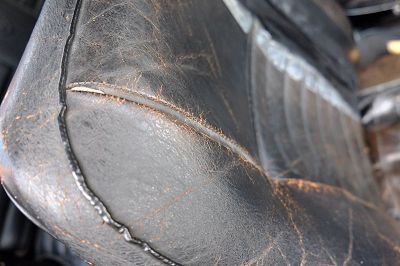 renovation of old car seats very damaged