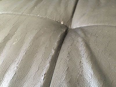 renovation sofa in imitation leather / leatherette