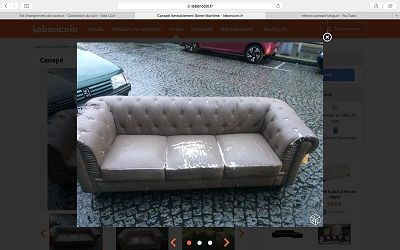 renovate sofa imitation leather