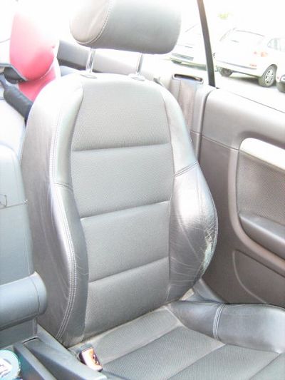 repair driver's seat a4 cabriolet black 2008