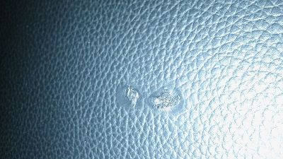 leatherette backrest seat