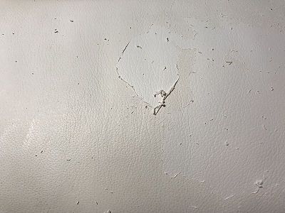 cleaning and maintenance of white leather upholstery