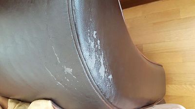 repair armchair imitation leather colonial house