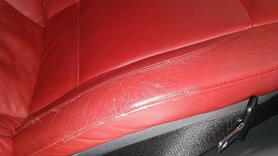 2003 bmw z4 red leather renovation