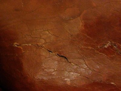 cracked and torn leather