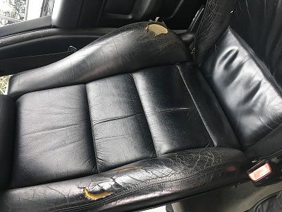 renovation of bmw e34 sports leather