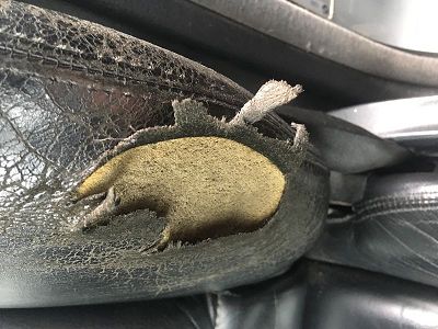 renovation of bmw e34 sports leather