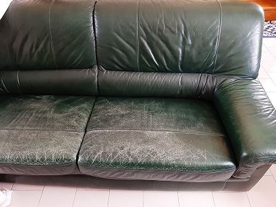 recolouring light leather sofa on dark shade