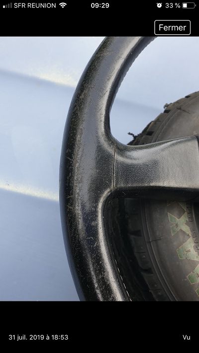 renovation of leather steering wheel momo mx5 na