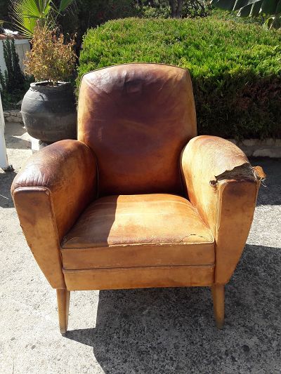 renovation of 4 club chairs