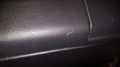 renovation of perforated leather steering wheel