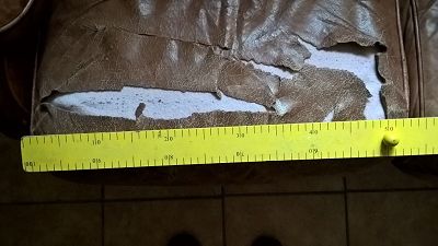 a leather living room to be completely redone