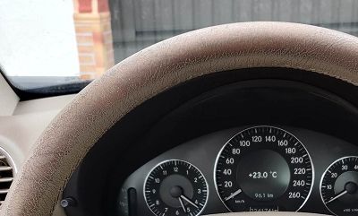 steering wheel leather renovation - mercedes clk w209