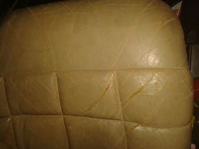 renovation of torn / cracked car seat