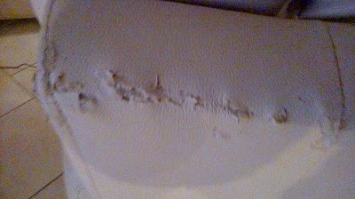 renovation of a very damaged sofa