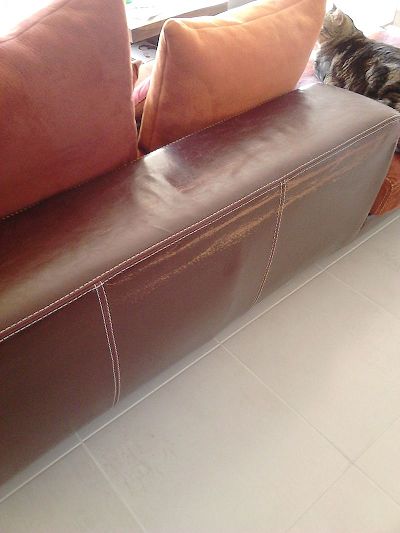 repair nubuck sofa