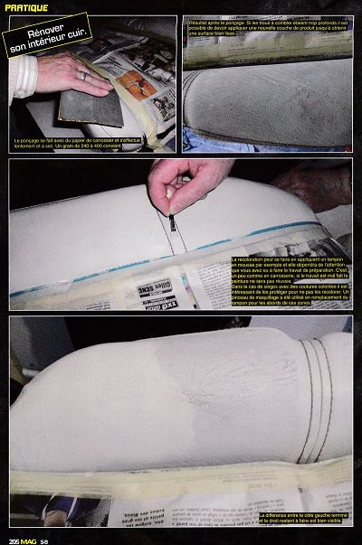 205 magazine: renovating your leather interior