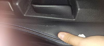 raja en asiento polipiel