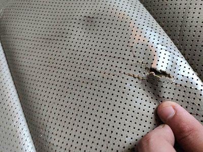 réparation du siège en cuir honda crv iv