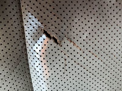 réparation du siège en cuir honda crv iv