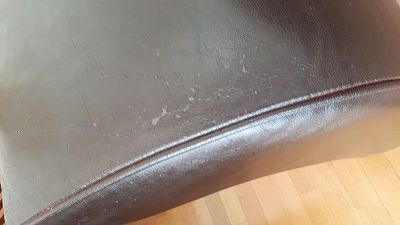 Réparer fauteuil simili-cuir Maison Coloniale