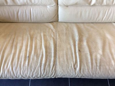 Réparer et changer la couleur du cuir d'un canapé Roche Bobois