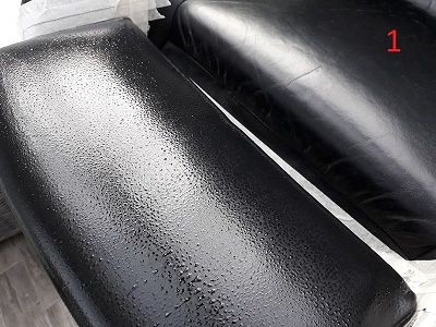 formation de bulles dans le recolorant pigmentaire