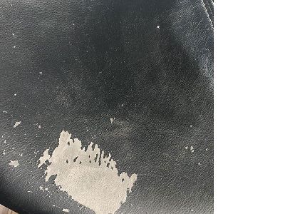 Réparation fauteuil boule simili cuir