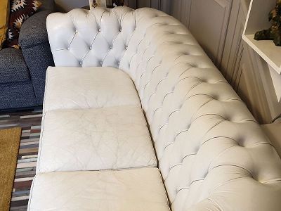 Rénovation canapé Chesterfield