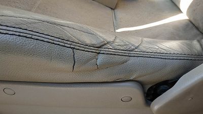 Réparation cuir Land Rover freelander