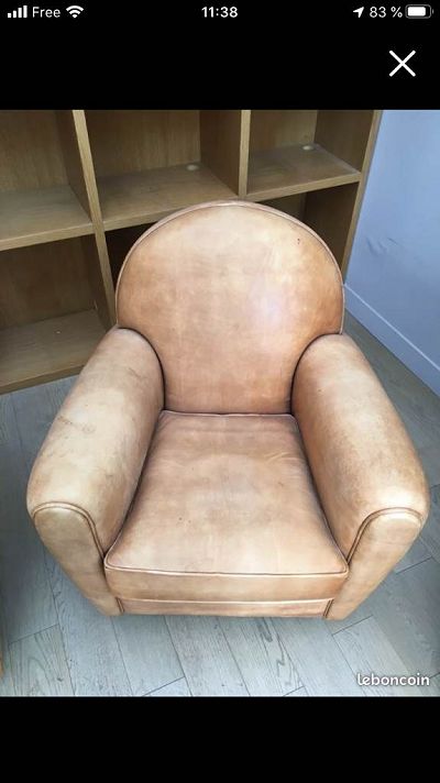 Teinture fauteuil club