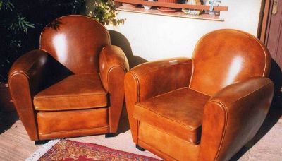 Teinture fauteuil club