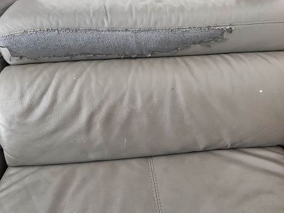 Rénovation canapé simili cuir et tete de lit simili cuir