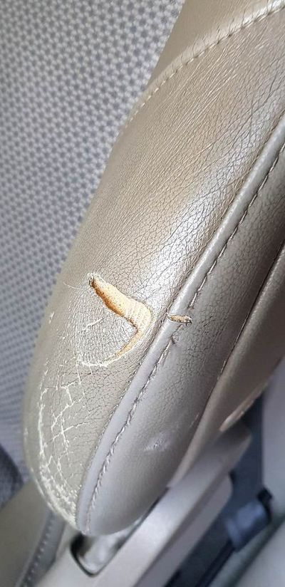 Réparation siège cuir megane cc