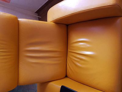 Fauteuil stressless cuir plissé