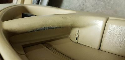 Rénovation panneau porte Mercedes