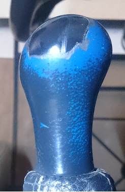 Réparation pommeau cuir 306 Cabriolet