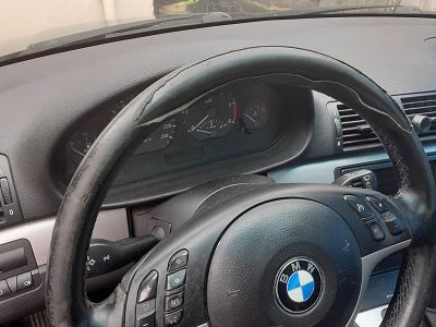 Réparation siège cuir déchiré + Volant cuir