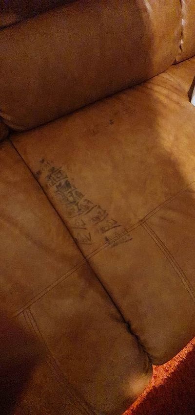 Tâche de feutre et marqueur