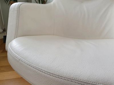 renovation fauteuil blanc